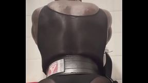 Black Muscle Butt Post Workout Bate Session