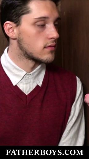 Young Catholic Boy Sex With Redhead Priest During Confession   Clip 1
