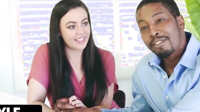 Whitney Wright & Becky Bandini in 3some action with a black stud