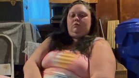 Horny BBW KekeLiz plays with her tight wet pussy