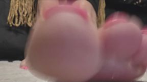 Caught cheating on me?! Now you get shrunk and feel the wrath of my big toe