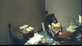 ”Horny solo tart masturbating”