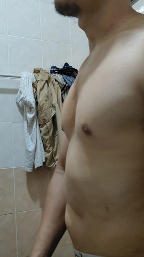 Man prepared for shot video