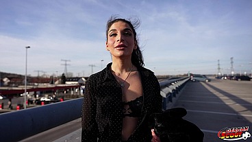 GERMAN SCOUT - Fit Italian Girl Lola Danger with small Tits Pickup for Hard Casting Fuck