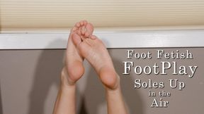 Foot Fetish FootPlay Soles Up in the Air - Kylie Jacobsx - MP4 720p HD