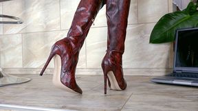 zed22 Alexa with her over the knee boots (mp4-FHD)