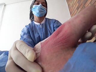 HOSPITAL ADVENTURE: Nurse craves a Patient's Shlong in her Large BUTT