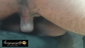 creamy queen just got a creamy neat pussy down there she is so wet