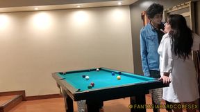 Giving My Best Friend Some Good Butt Massages After a Game of Pool