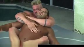 Muscle worship wrestling - Thunders Arena