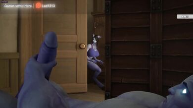 A huge tauren cock stretches a draenei girl's pussy in public. World Of Warcraft