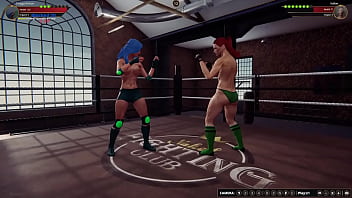 Twiggy Nelson VS Kallan (Naked Fighter 3D)