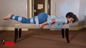Sophia Quinn - Benched, Taped and Tickled (MP4 Format)