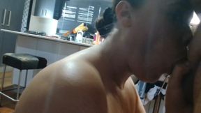 Blowing Daddys Cock Till He Blows in My Mouth