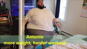 Antonio More weight, harder workout