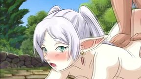 Adult Nezuko fucked until she cums - erotic hentai