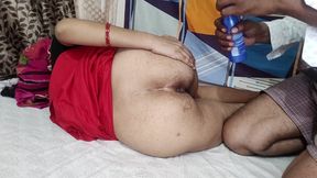 Buttplug in Asshole- Anal fucking my wife even when she had no desire to be fucked in hindi