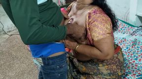 Mathvan, Who Lives in the Same House, Saw the House Owner’s Wife Wearing Panties and Wants to Taste Her