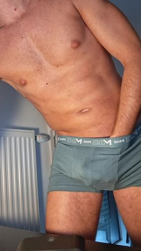 Beautiful masturbation with my big cock