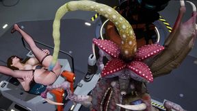 Busty doctor fucked by Lovecraftian monster