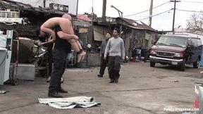 Julie Night - Roughly Fisted and Fucked in the Junkyard