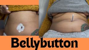 Bellybutton + Cleaning and cream
