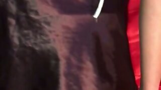 Purple nightie and white satin 2