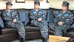 This slutty soldier has gone from basic training to fierce