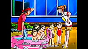 Hungarian Hottie Gets Dominated by Busty Manga Vixens in Wild Hentai Fun