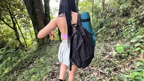 Property owner gets seduced by trespassing babe for a taboo fuck