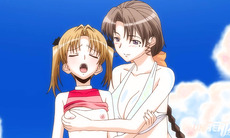 Watch this older stepsister get naked and wild at a nude beach uncensored!