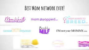 Stepmom gets the perfect gift - a dirty and hot fuck with her stepson.