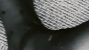 Mes jolies pieds en collants et en noire et blanc