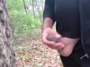 Cum shot in the Public Park. Quarantine Jerk Off Challenge. Day 6
