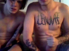 Twink Twins Masturbating on Webcam