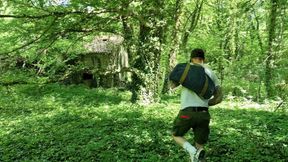Nils joins Tex in the forest for a juice fuck