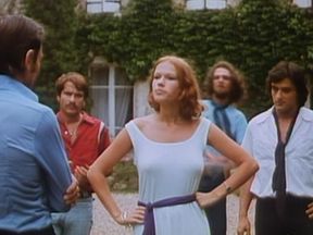 Brigitte Lahaie, Annouchka & Marion Webb's Steamy Vaginal Fondling in Scene 8: "secrétaire Sans Culotte" (1979)