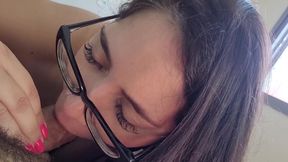 POV- the Neighbor's Girlfriend Gave an Amazing Blowjob