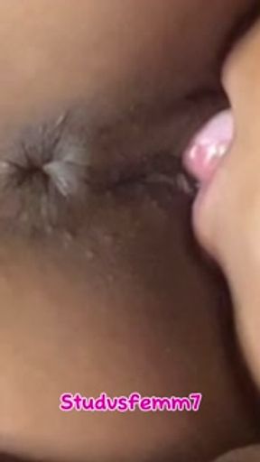 Eating her pussy like it’s the last meal on earth 👀👅 . Full video on onlyfans