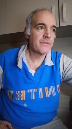 My Hard Penis Is the Main Actor Together with the Balls Swollen with Cum