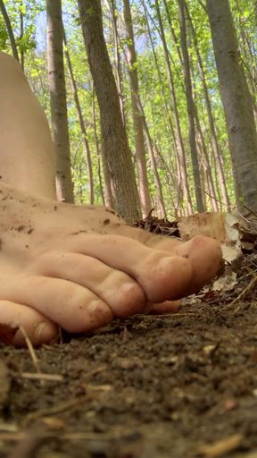 Sexy Foot and Sole Outside Play