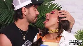 Horny Sasha Tatcha Takes Nade Nasty’s Fat Cock Up Her Asshole!