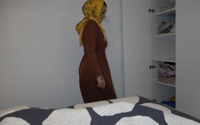 Big Tits Muslim Stepmom in Hijab Fucked by Stepson