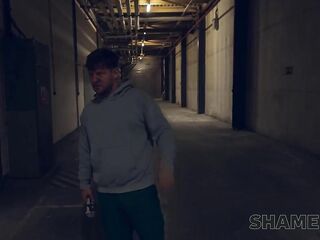 SHAME4K. Mrs. Boss is masturbating during her lunch break and screwing