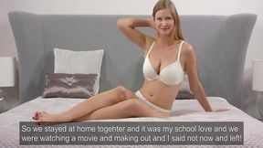 Kristina Tokareva Answers Questions With Finger In Her Pussy