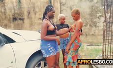 African lesbian and GFS love threesome