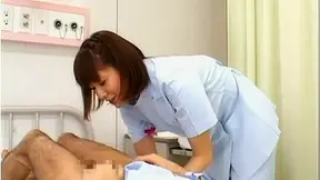 Busty Yuma Asami as Naughty Nurse Deepthroats Makes Him Throb