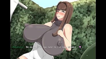Justice Work in Spare Time [ NTR Hentai Game PornPlay ] Ep.9 wife caught masturbating outside by the neighbor