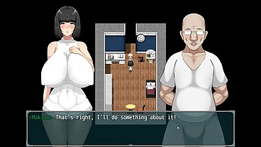 Justice Work in Spare Time [ NTR Hentai Game PornPlay ] Ep.9 wife caught masturbating outside by the neighbor