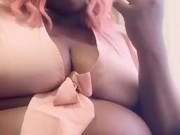 Pretty bbw pissing